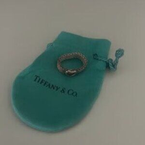 Tiffany stretch heart ring - Vintage